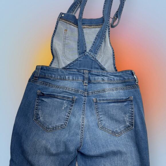 FOREVER 21 Women’s XS Blue Jean Overalls - Picture 2 of 4